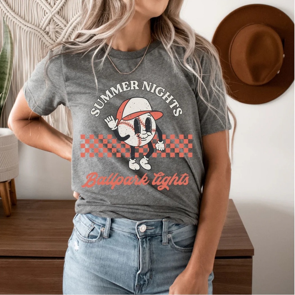 Summer Nights Baseball Shirt